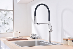 Смеситель для кухни Vincea VKF-119CH, хром, , шт