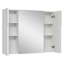 Зеркальный шкаф/белое/глянец(100см)Palermo/AQUA DE MARCO