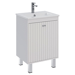 Тумба Lemark ROMANCE 60 см под 1 раковину, подвесная/напольная, 2-х дверная, цвет корпуса, фасада: Б