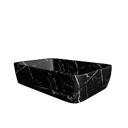 Corpa Nera Grossi/Гросси 50 раковина накладная, черный мрамор