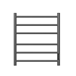 Полотенцесушитель электрический Point Аврора PN10856GR П6 500x600 диммер справа, графит премиум