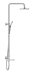 Душевая система VIVO (смеситель термостатический) с изливом 3 режима шланг 150