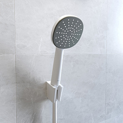 Лейка для душа, белая матовая, Optima Home, IDDIS, OPH1FW9i18