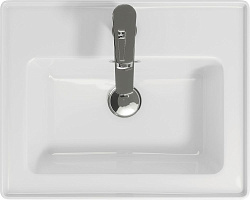 Вывод Раковина встраиваемая CREA 50, 1 отв., белый, Сорт1,