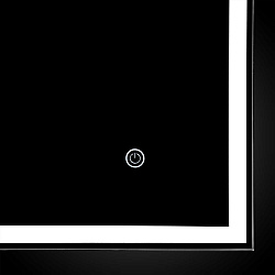 Зеркало LED VLM-3VN700 700х800 c сенсорным выключателем и диммером, , шт