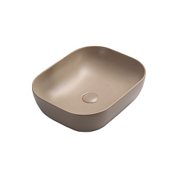Раковина керамическая Vincea VBS-101MC, 500*400*140, накладная, цвет капучино матовый, , шт