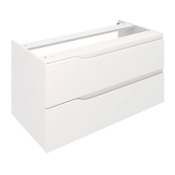Тумба NORDIC 100 /2 ящ /подвесная/белая/под столешницу/AQUA DE MARCO