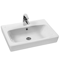 Только с тумбой! Акватон умывальник Нео 55, белый