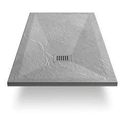 Поддон для душа из искусственного камня VST-4SR9012G, 1200*900*25, серый, , шт