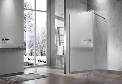 Душевая перегородка Walk-In VSW-1H100MRGM, 1000*2000, вороненая сталь, стекло зеркальное, , шт