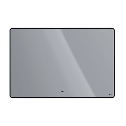 Зеркало Lemark MIOBLACK 120х80 см с интерьерной подсветкой, с подогревом