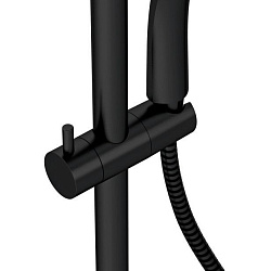 Вывод см.64527 Душевая система BRASKO BLACK (смеситель термостатический) 3 режима черный