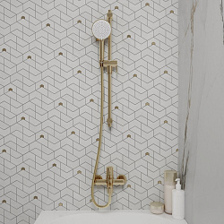 Стойка для душа, золото матовое, Ray, IDDIS, RAY70MGi17