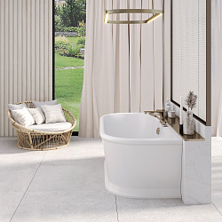 Corsica ванна /Nova Gel /белая(168см*80,7см*56см) Ванны/AQUA DE MARCO
