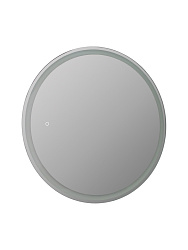 Зеркало-шкаф TORNEO, d600 черный с подсветкой