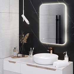 Зеркало/LED-подсветка (50см*70см)/сенсор.выключатель Milan/AQUA DE MARCO