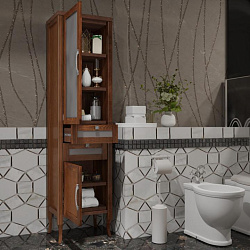 Пенал Opadiris Мираж, цвет светлый орех, левый (Р)