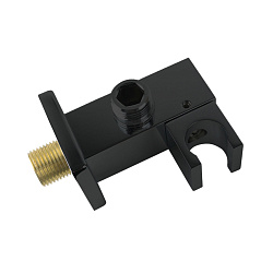 Держатель ручного душа VSC-41MB с подводом воды, черный, , шт