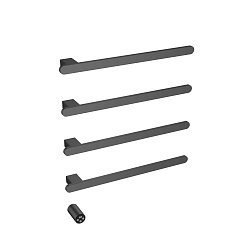 Полотенцесушитель электрический Vincea VTD-2H2GM, вороненая сталь, таймер, , шт