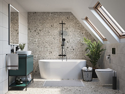 Раковина на столешницу MODUO 50 SQUARE 0 отв.