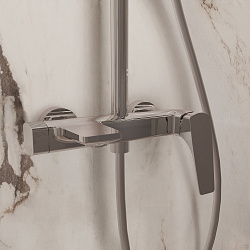 Душевая стойка Puro VSFS-5P1CH с изливом, хром, , шт