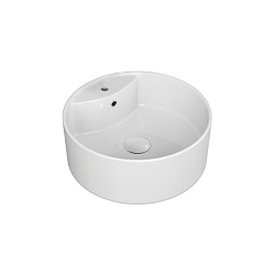 Corpa Nera Bosso/Боссо раковина накладная D40 с полочкой под смеситель, белый