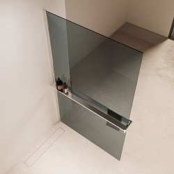 Душевая перегородка Walk-In VSW-1HR900MR, 900*2000, хром, стекло зеркальное, , шт