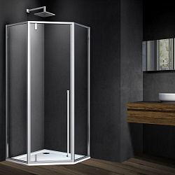 Душевой уголок Penta VSP-3P900CL, 900*900, хром, стекло прозрачное, , шт