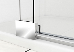 Душевая дверь Extra VDP-1E9010CGB, 900/1000, черный, стекло тонированное, , шт