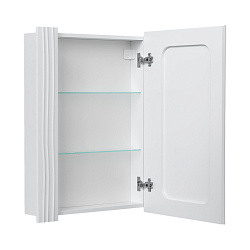 ВЫВОД Шкаф зеркальный Lotty LED 60, правый, латте