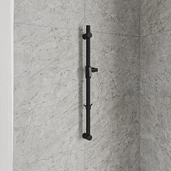 Стойка для душа, черная матовая, Ideal Spa, Milardo, ILS70B0M17