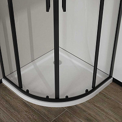 Душевой уголок City VSQ-5CT900CLB, 900*900, черный матовый, стекло прозрачное , , шт