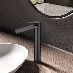 Смеситель для раковины Arco VBF-4AR02MB, черный матовый, , шт