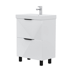 Тумба напольная Geometry 60.2Y белый (9696-60v)