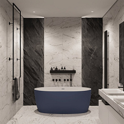 Corpa Nera Bosso/Боссо ванна акриловая отдельностоящая 170х76х58, белый матовый