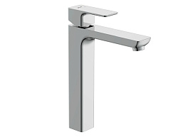 Смеситель для раковины высокий GEO однорычажный клик-клак