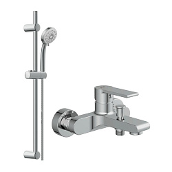 DIY Комплект для ванной 2 в 1: смеситель BRASKO и душевой гарнитур VIBE