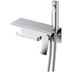 Смеситель с гигиенической лейкой хром HB55553