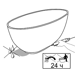 Caprice ванна /Solid Perfection /белая/ (160*80*60см)Ванны/AQUA DE MARCO