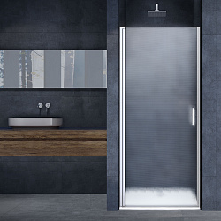 Душевая дверь Alpha VDP-3AL750MT , хром, стекло текстурное, , шт