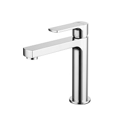 plus GRACE Смеситель для раковины, средний, монолит, высота излива 13 см, длина 14 см, латунь/хром