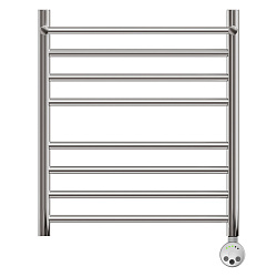 Полотенцесушитель электрический Point Аврора PN10156SPE П7 500x600 с полкой левый/правый, хром