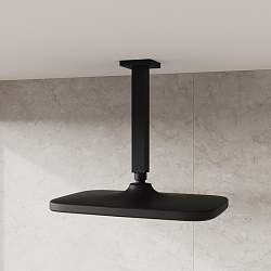 Душевая насадка верхняя прямоугольная, черная матовая, IDDIS, ESP25BSi64