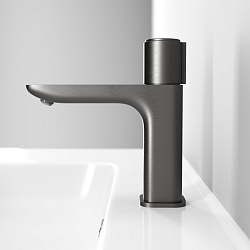 SLIDE Смеситель для умывальника, цвет-графит, с управлением Push Control