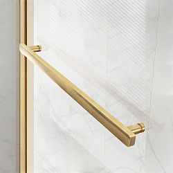 Душевая дверь Slim Soft VDS-1SS150CLG, 1500, брашированное золото, стекло прозрачное, , шт