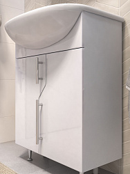 Тумба под раковину Turin 600-2-0 (Уют 60) (в разобранном виде)