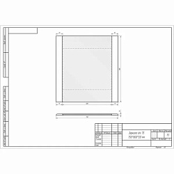 DREJA.eco Зеркало Uni 75, белое