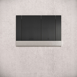 Клавиша смыва, механическая, черный матовый, Unifix, IDDIS, UNIS1MBi77