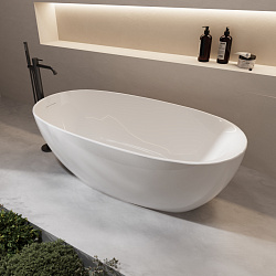 Ванна акриловая Vincea VBT-601-1600, 1600*800*580, цвет белый, слив-перелив в комплекте, белый, , шт