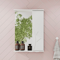 Зеркало-шкаф Adel 50 правый (белый)